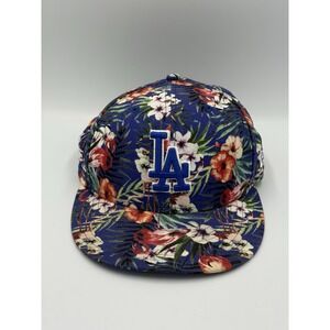 LA DODGERS Tropical Floral New Era 9Fifty Snapback Hat/Cap "wheelz" Embroidered